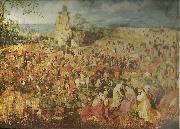 Pieter Bruegel korsbarandet. oil painting reproduction